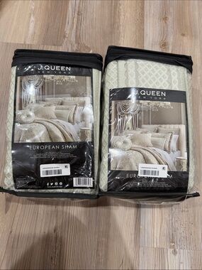 J. Queen New York European Sham - Light Sage set of 2
